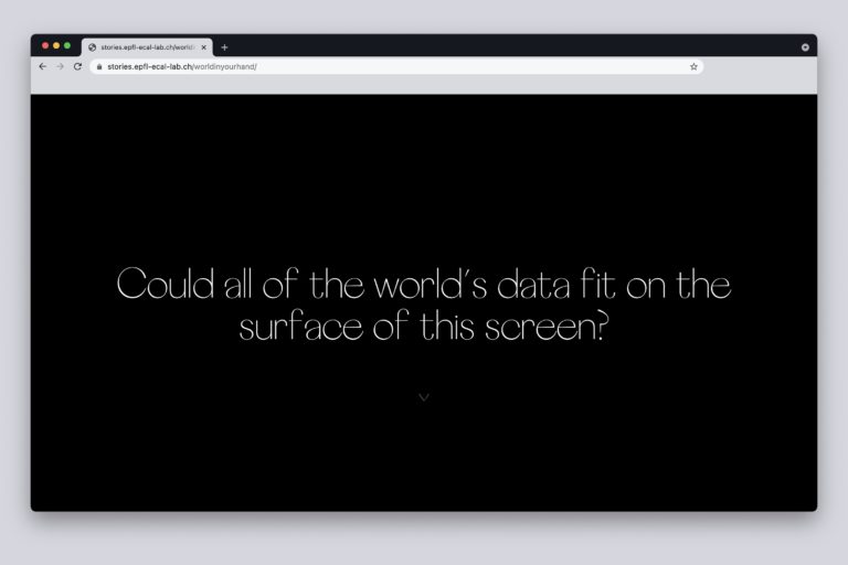 Data Storytelling, World in your Hands